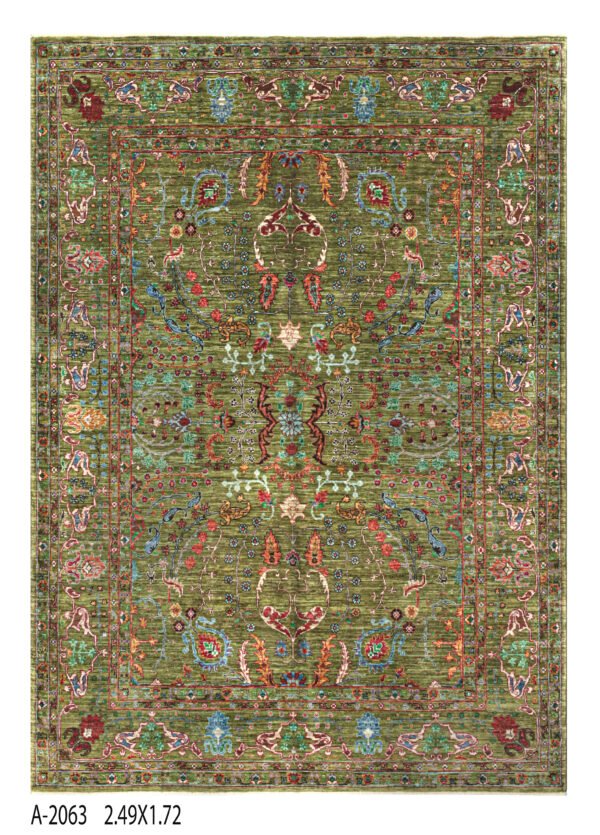 Jalili Design Handwoven Wool Rug – 247 × 177 cm | 100% Natural Wool