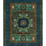 Mamluk Design Handwoven Wool Rug – 243 × 181 cm | 100% Natural Wool