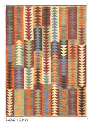Hazara Kilim – 198 × 150 cm