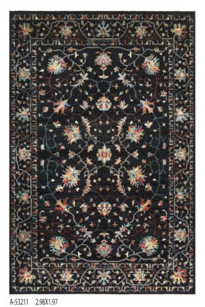 A-53211 2.98X1.97_1 Sultani Handwoven Wool Rug – Chob Rang Natural Dye – 35×40 Quality – 2.98 × 1.97 m