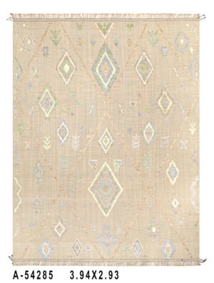 Moroccan Rugs Style Handwoven Wool Rug – 401 × 298 cm | 100% Natural Wool