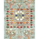 Pomegranate Design Handwoven Wool Rug