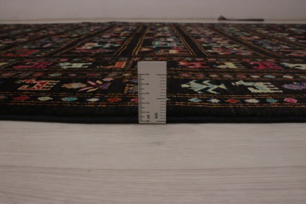 IMG_2482 Handmade Afghan Buzak Wool Rug – Traditional Animal Motif Carpet (2.45 × 1.68 m)