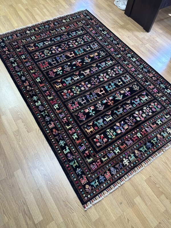 WhatsApp Image 2026-06-04 at 15.27.33 (2) Handmade Afghan Buzak Wool Rug – Traditional Animal Motif Carpet (2.45 × 1.68 m)