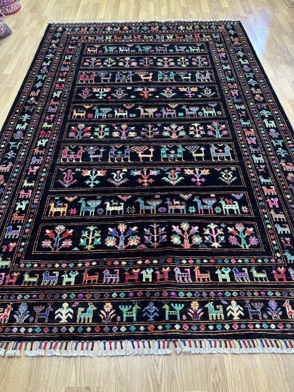 WhatsApp Image 2026-06-04 at 15.27.33 (3) Handmade Afghan Buzak Wool Rug – Traditional Animal Motif Carpet (2.45 × 1.68 m)