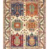 Medium Kazzak Design Handwoven Wool Rug – 144 × 100 cm | 100% Natural Wool