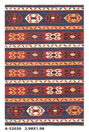 HAZARA Kilim – 302 × 201 cm
