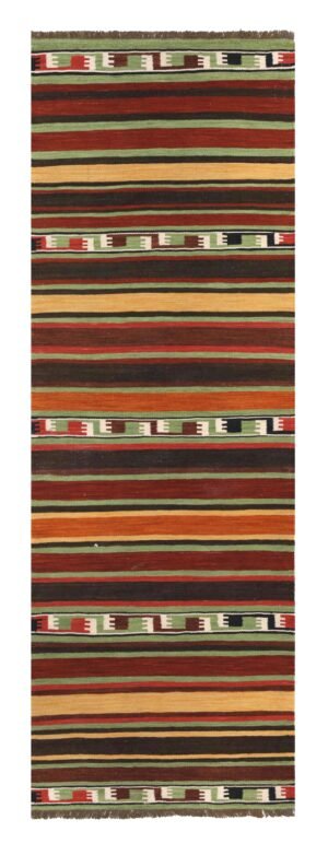 HAZARA Kilim – 261 × 88 cm