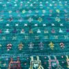 Buzak Handwoven Rug – 100% Handmade – Wool – Green Tones