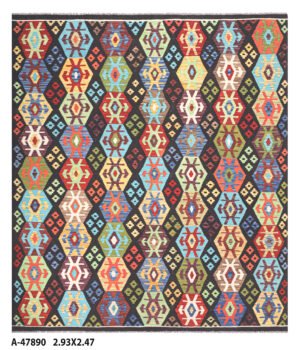 VJ Kilim – 295 × 257 cm   (47890)