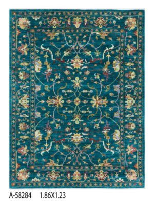 Sultani Handwoven Rug – 186 × 123 cm
