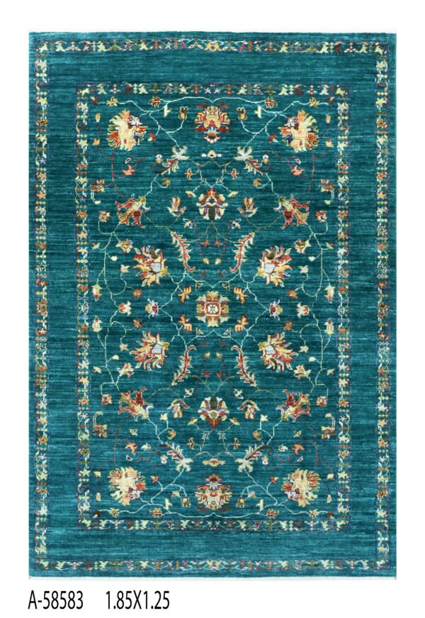 Sultani Handwoven Rug – 185 × 125 cm