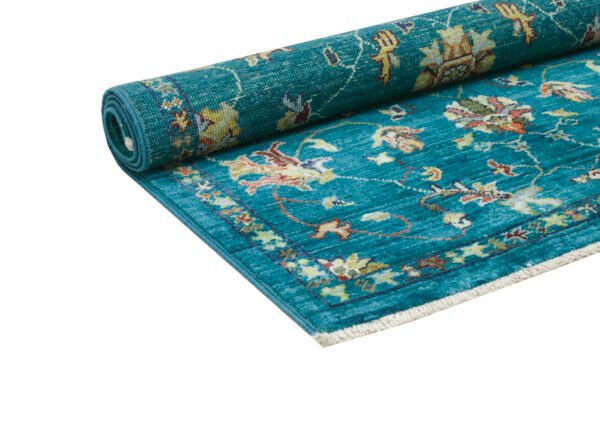 A-58587 1.30X0.84_10 Sultani Handwoven Rug – 130 × 84 cm