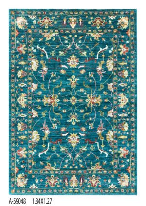 Sultani Handwoven Rug – 184 × 127 cm