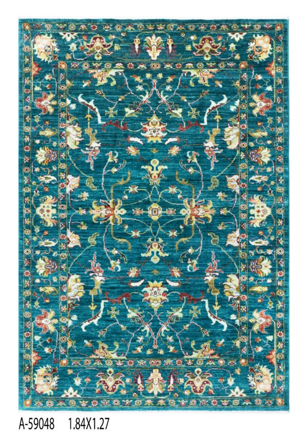 A-59048 1.84X1.27 Sultani Handwoven Rug – 184 × 127 cm