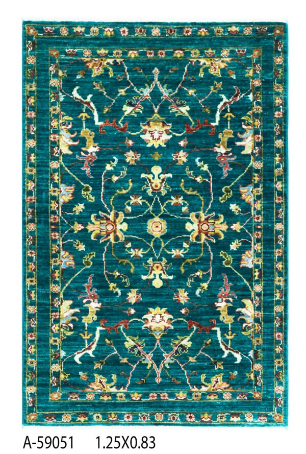 Sultani Handwoven Rug – 125 × 83 cm