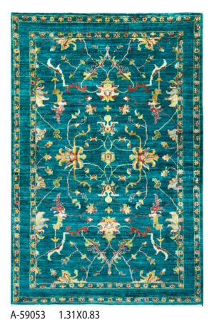 Sultani Handwoven Rug – 131 × 83 cm