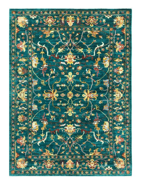 HKG-58588 2.06X1.53_ Sultani Handwoven Rug – 206 × 153 cm