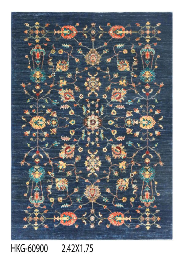 HKG-60900 2.42X1.75_1 Sultani Handwoven Rug 242 x 175 cm